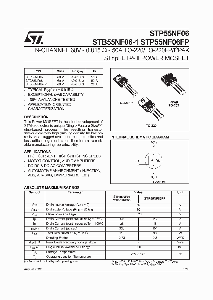 STB55NF06FP_3154577.PDF Datasheet
