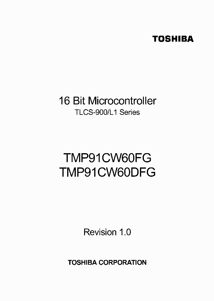 TMP91CW60DFG_3155615.PDF Datasheet