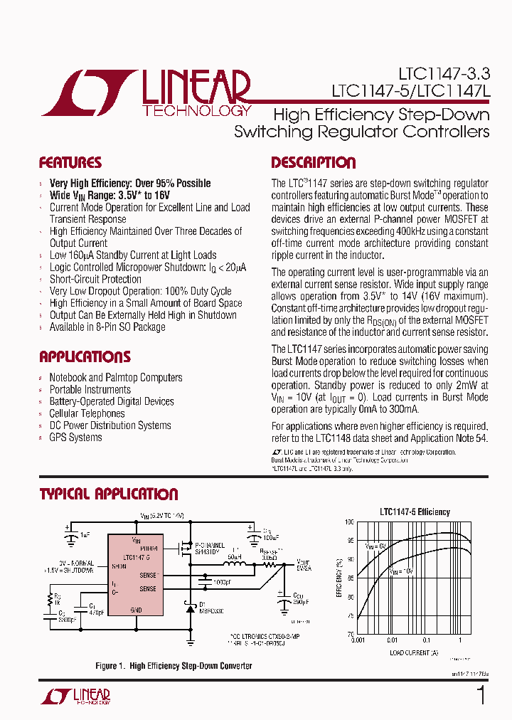 LTC1147IS8-5_3157148.PDF Datasheet