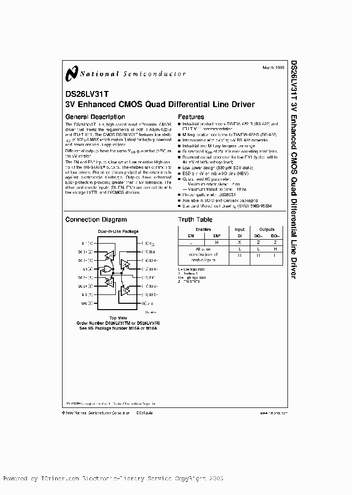 DS26C31CNA_3159192.PDF Datasheet