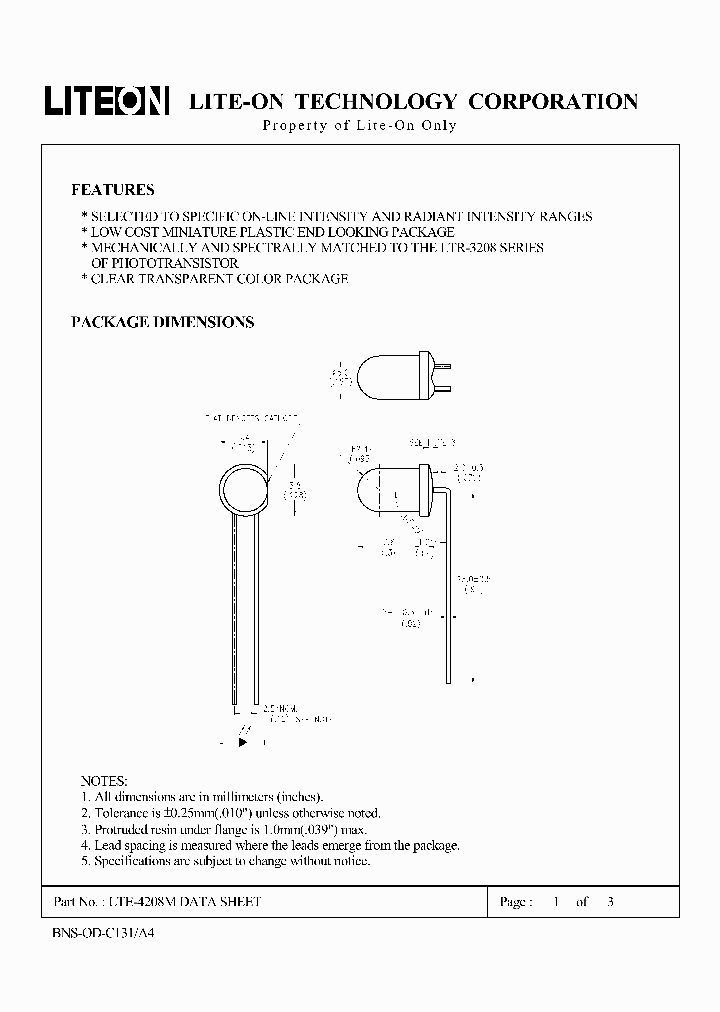 LTE-4208M_3161902.PDF Datasheet