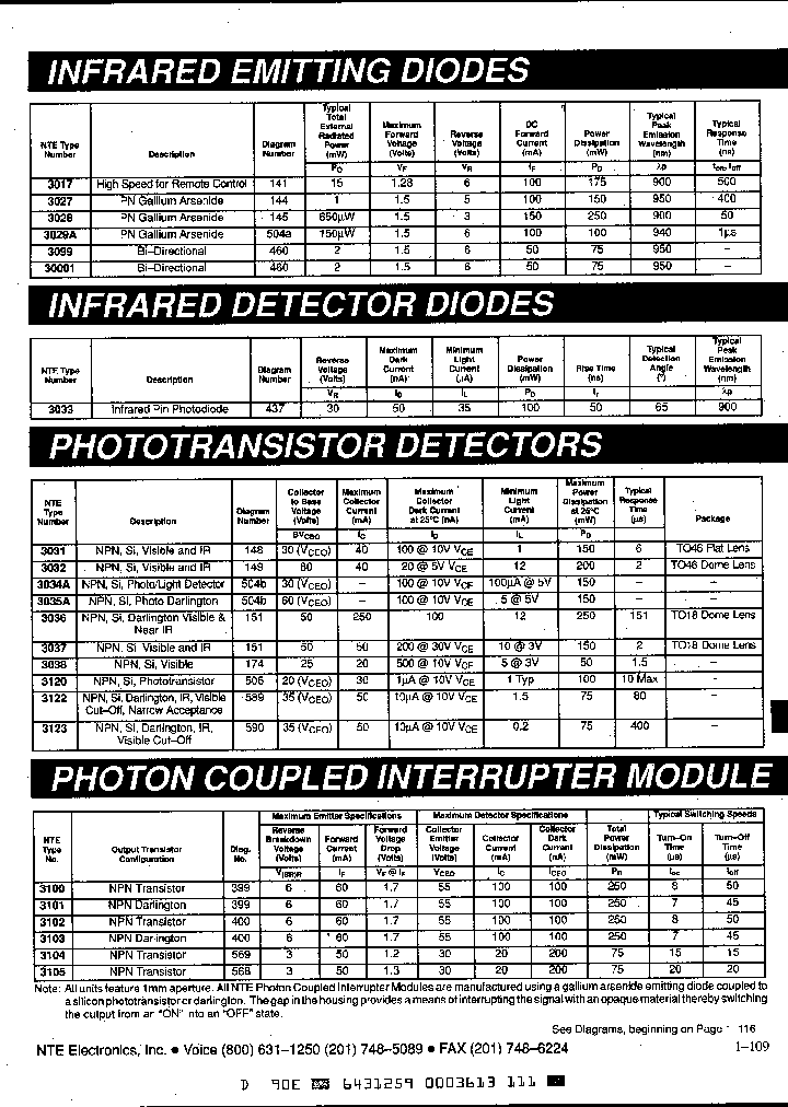 NTE3038_3161654.PDF Datasheet