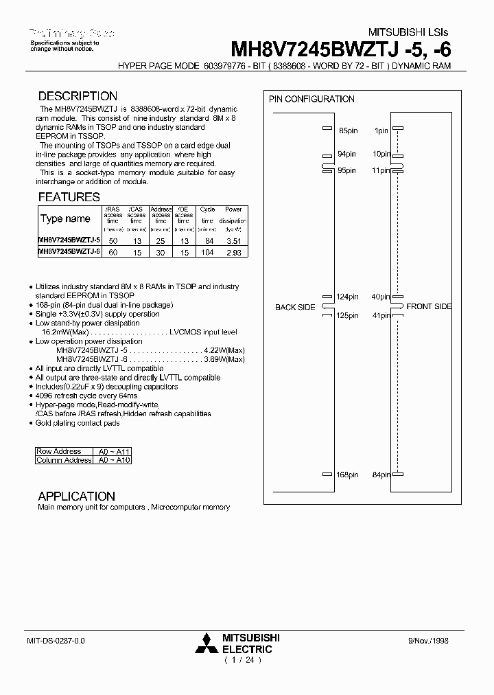 MH8V7245BWZTJ-5_3166502.PDF Datasheet