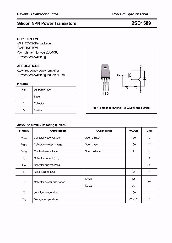 2SD1589_3170249.PDF Datasheet