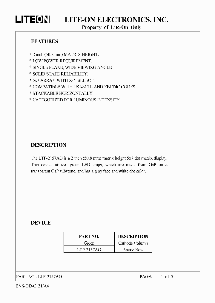 LTP-2157AG_3173638.PDF Datasheet