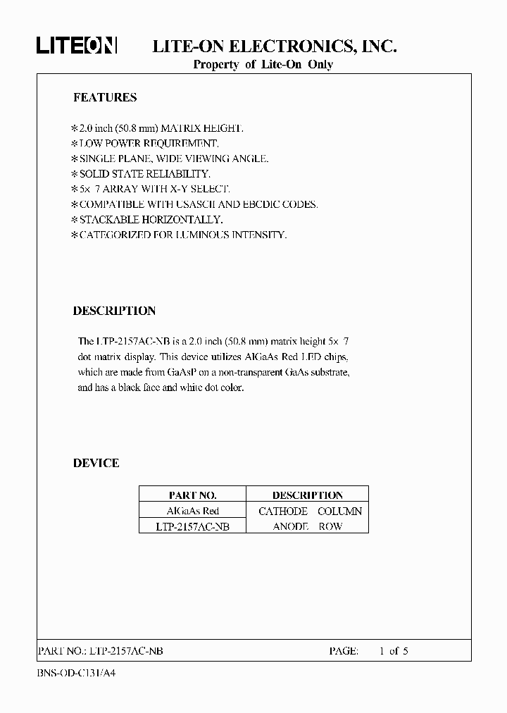 LTP-2157AC-NB_3173635.PDF Datasheet