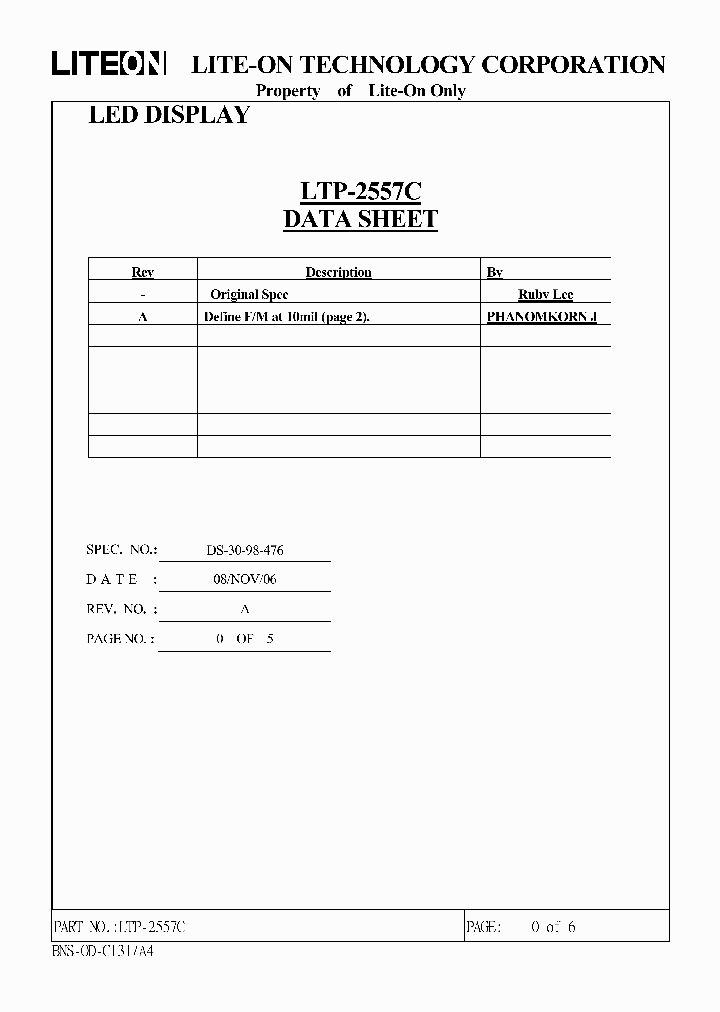 LTP-2557C_3173667.PDF Datasheet