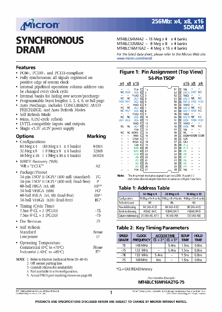 MT48LC16M16A2_3178051.PDF Datasheet