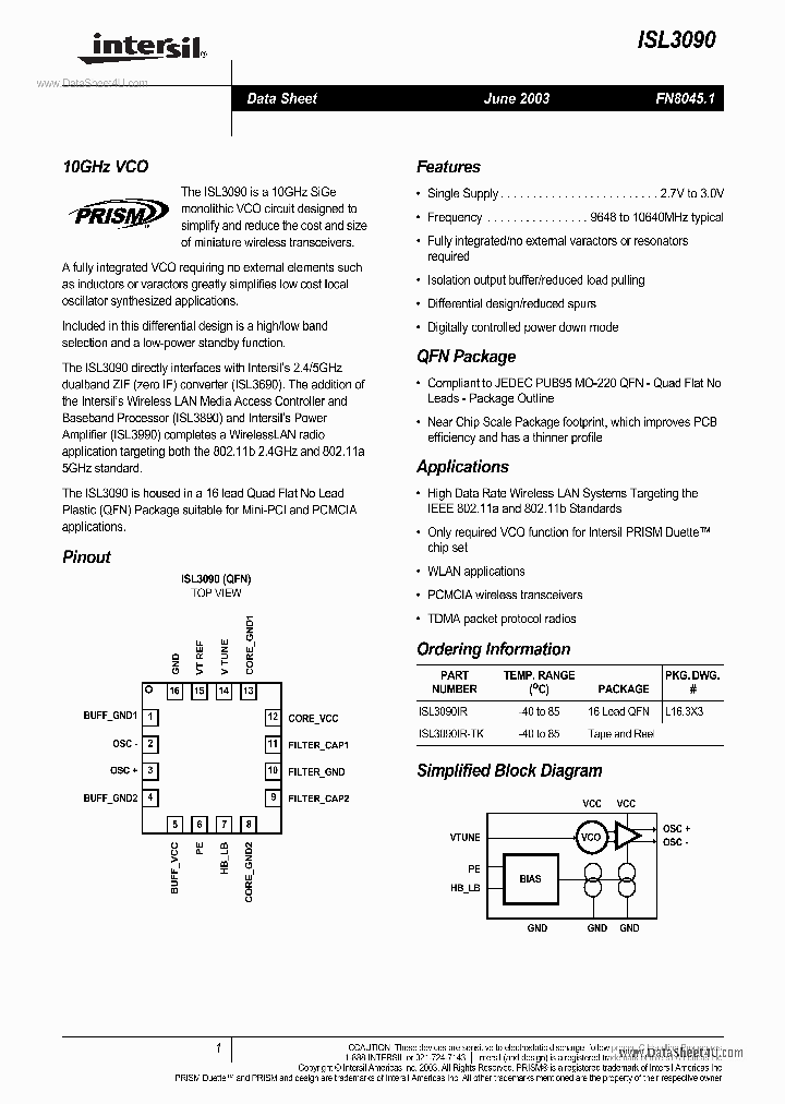 ISL3090_3178428.PDF Datasheet