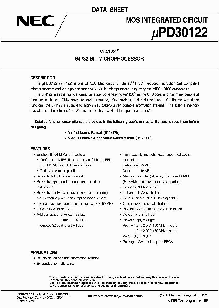 UPD30122_3179064.PDF Datasheet