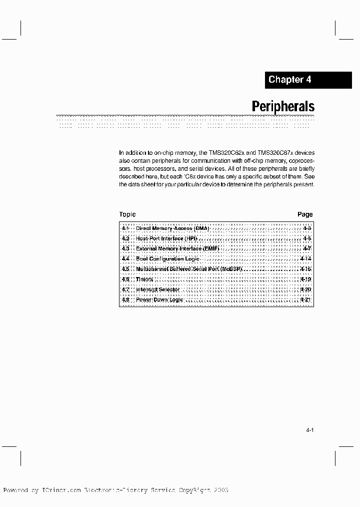TMS320C67XPERIPHERALS_3180679.PDF Datasheet