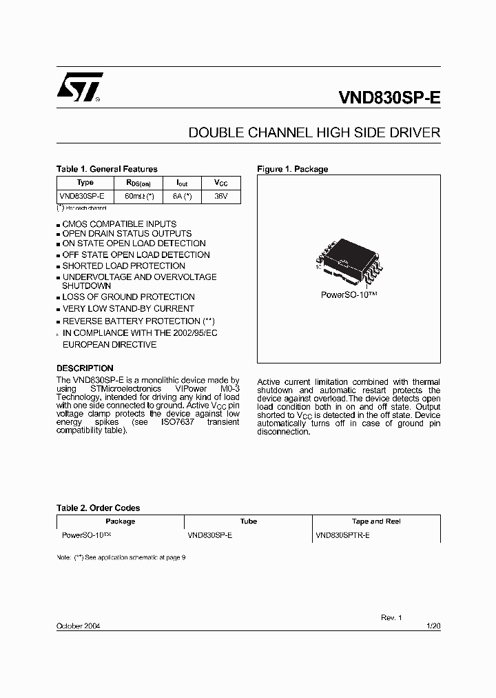 VND830SPTR-E_3183235.PDF Datasheet