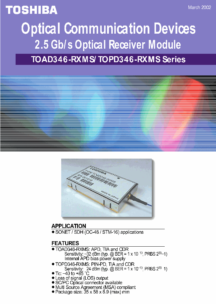 TOPD346-RXMS_3186755.PDF Datasheet