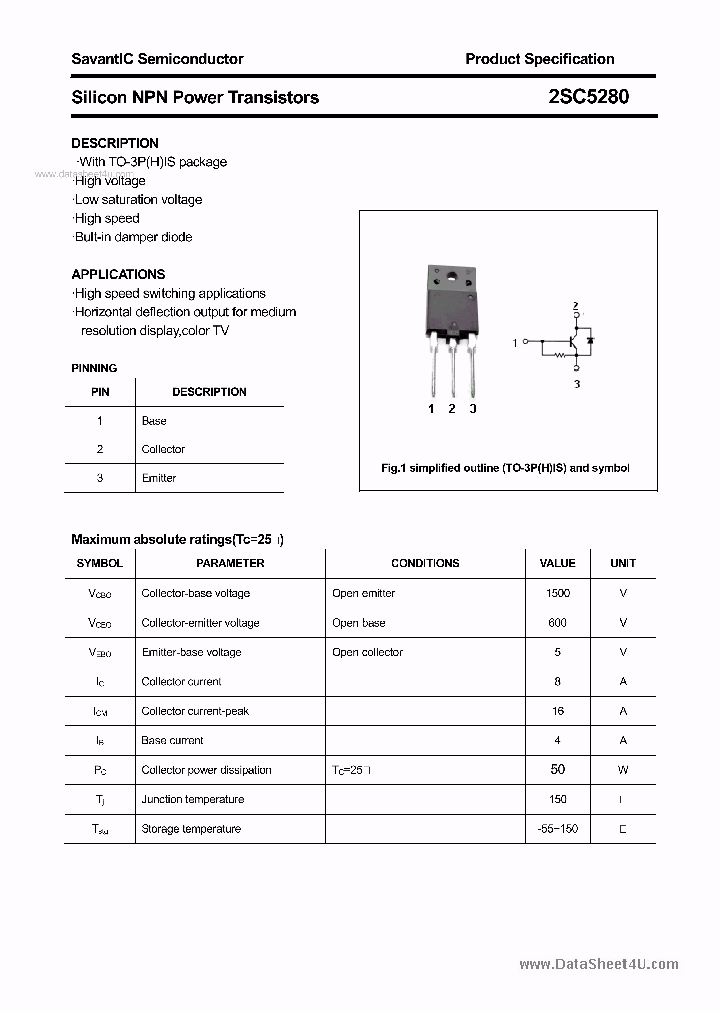 2SC5280_3188240.PDF Datasheet