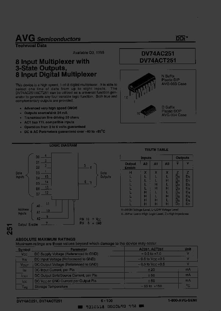 DV74ACT251_3189251.PDF Datasheet