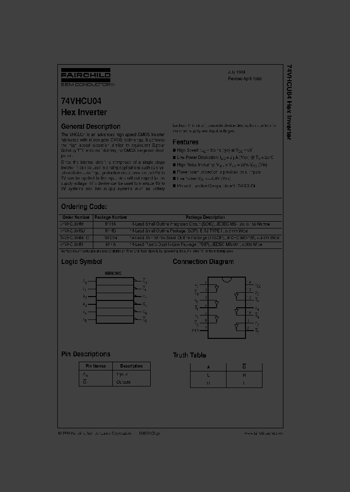 74VHCU04AM_3193348.PDF Datasheet