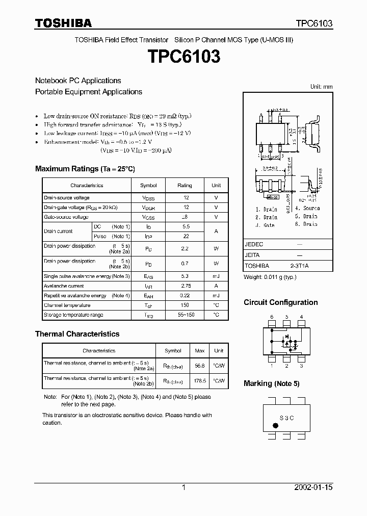 TPC6103_3192747.PDF Datasheet