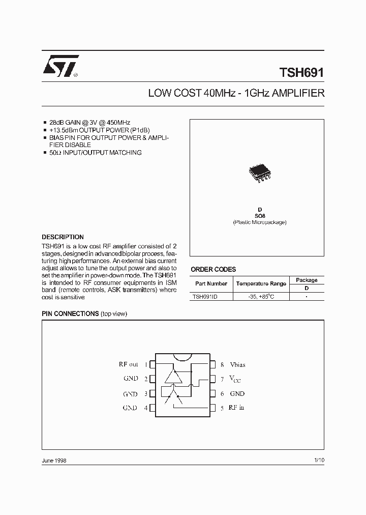 TSH691ID_3195369.PDF Datasheet