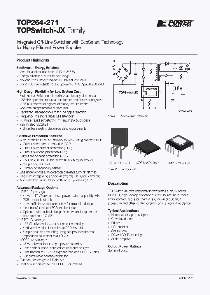TOP264EG_3196228.PDF Datasheet