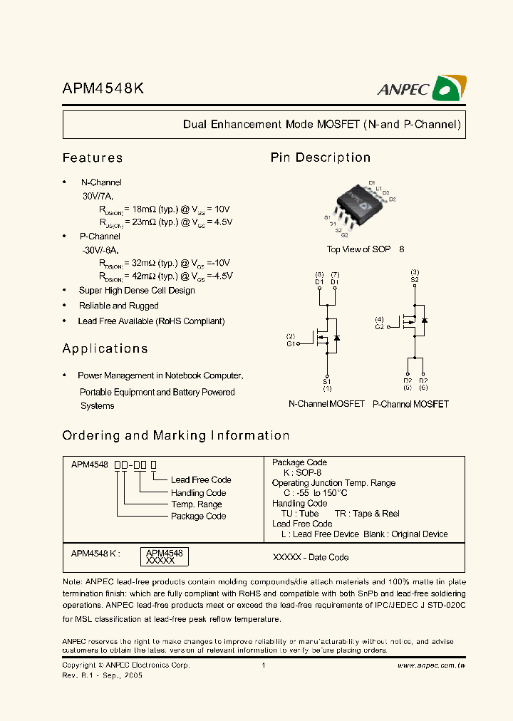 APM4548KC-TU_3198297.PDF Datasheet