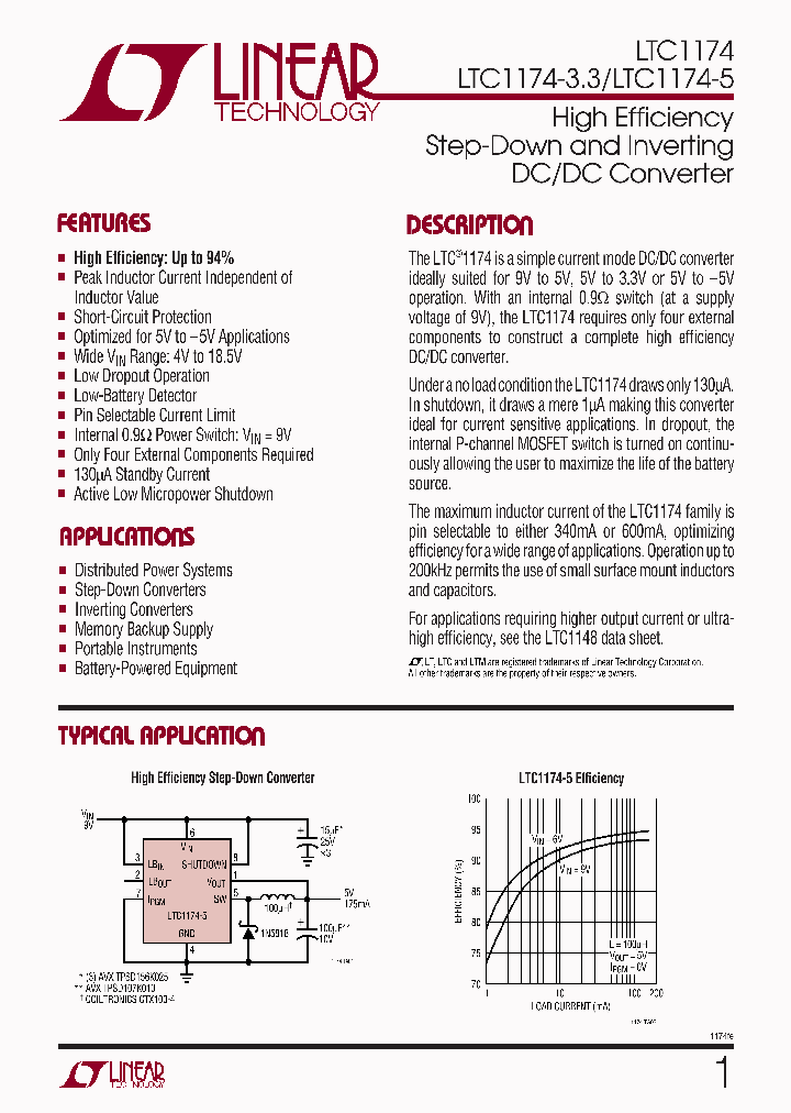 LTC1174_3198067.PDF Datasheet