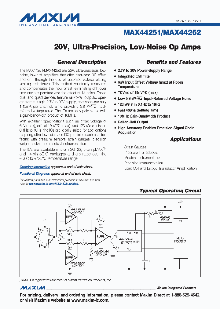 MAX44251_3199993.PDF Datasheet