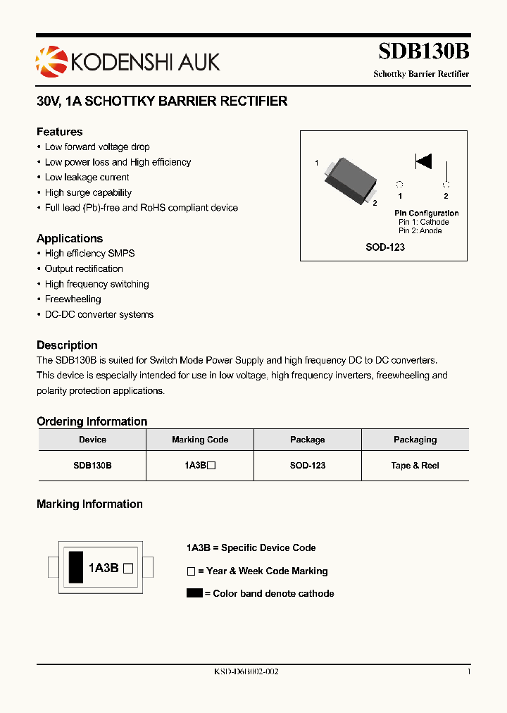 SDB130B_3200304.PDF Datasheet