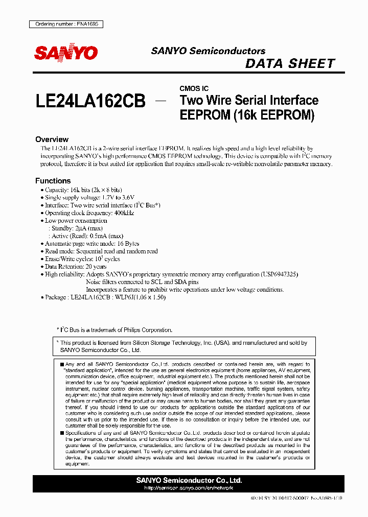 LE24LA162CB_3201645.PDF Datasheet