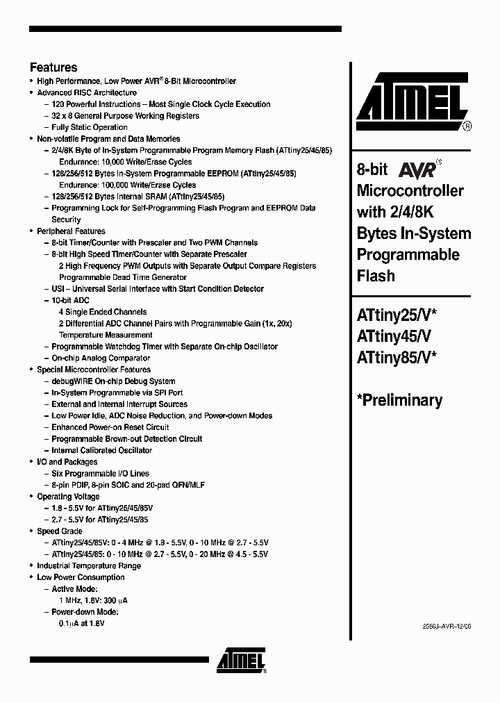 ATTINY85-20MU_3205203.PDF Datasheet
