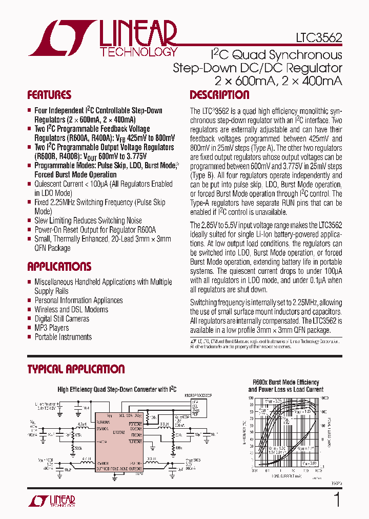 LTC3562EUD-PBF_3206460.PDF Datasheet