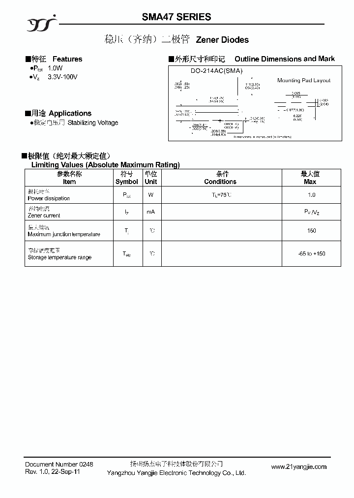 SMA4760A_3209630.PDF Datasheet