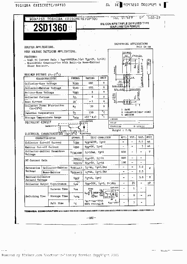 2SD1360_3211274.PDF Datasheet