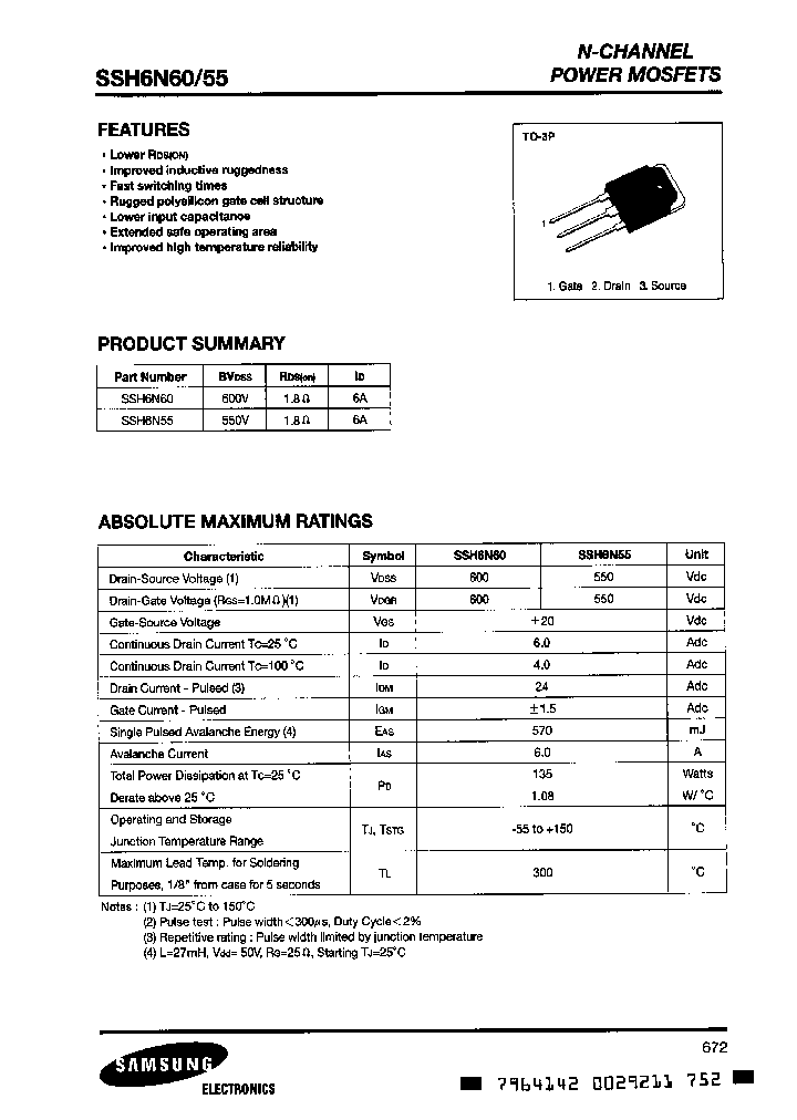 SSH6N60_3211919.PDF Datasheet