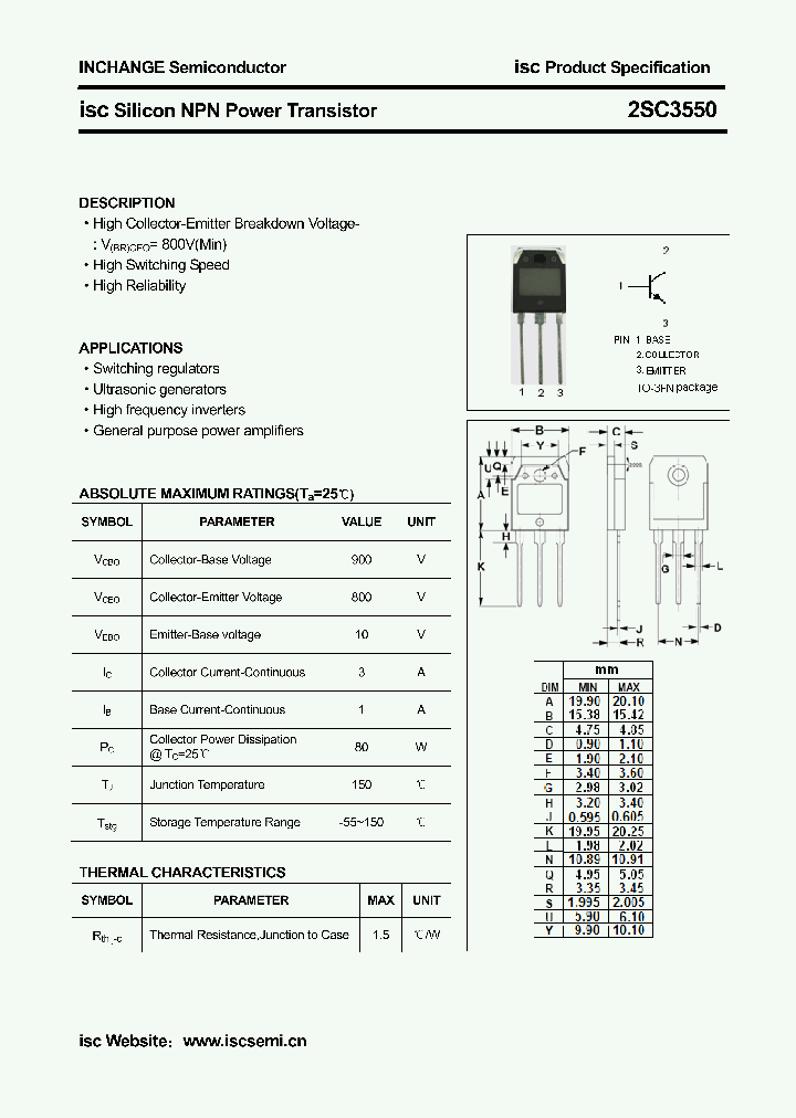 2SC3550_3211397.PDF Datasheet