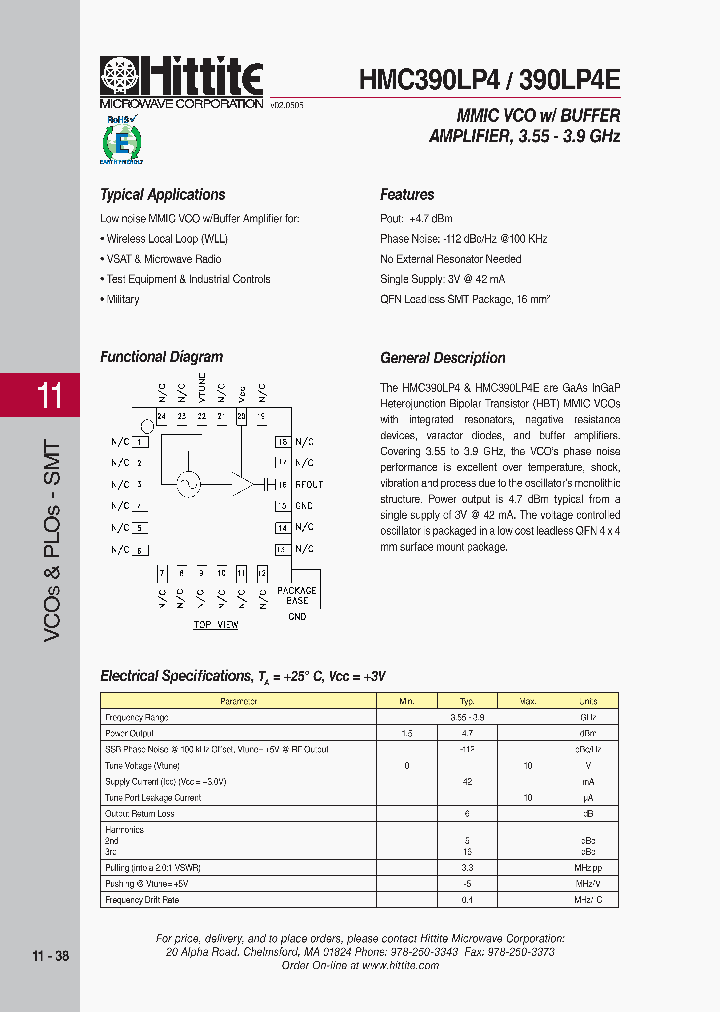 HMC390LP4E_3225128.PDF Datasheet
