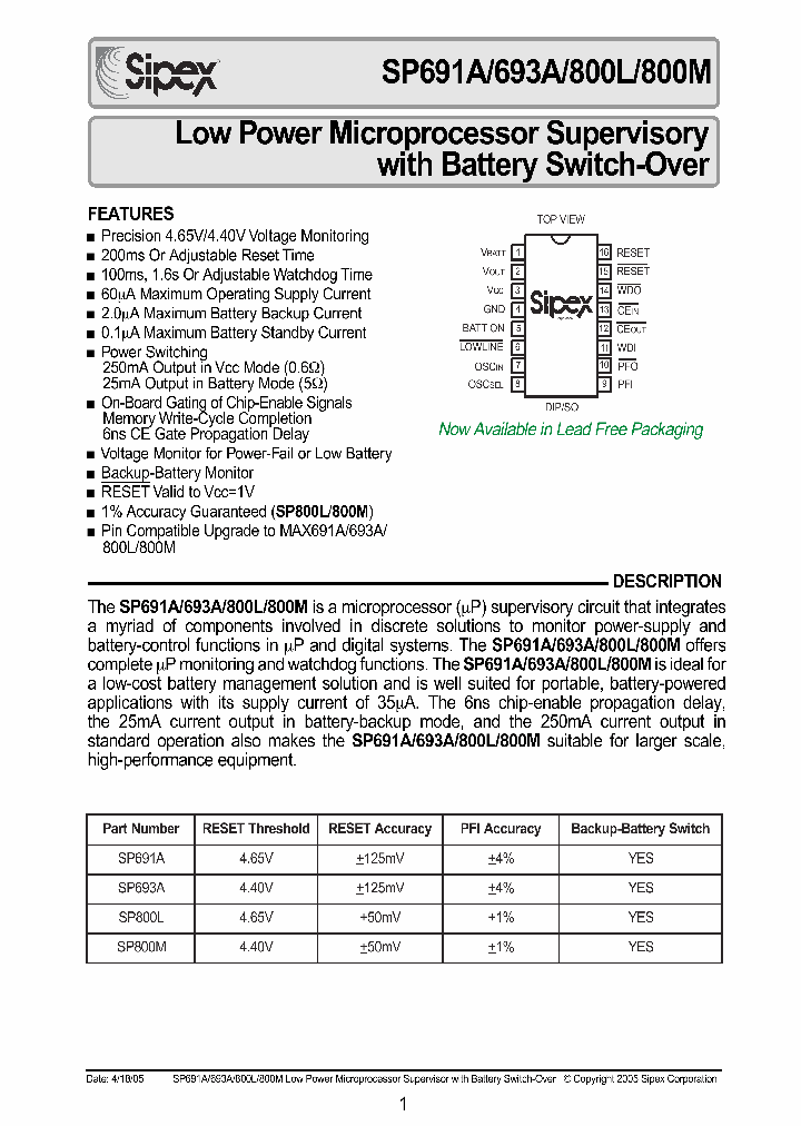 SP800MCT_3227990.PDF Datasheet