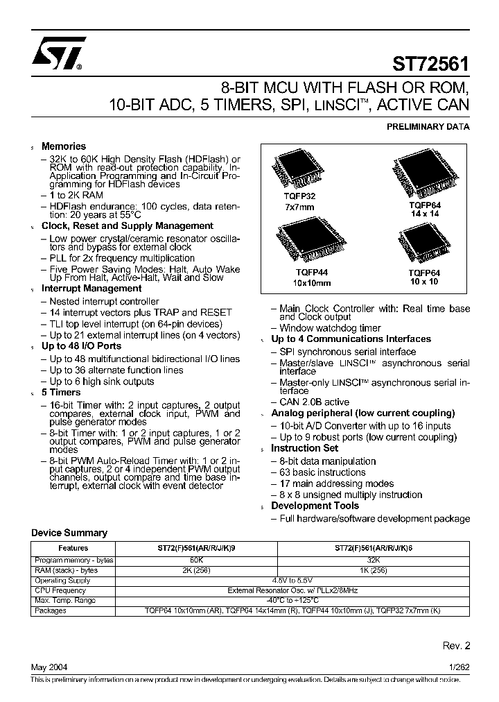 ST72561AR6_3228791.PDF Datasheet