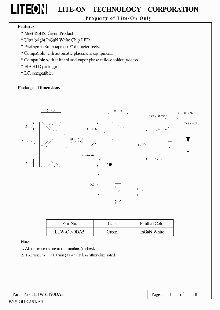 LTW-C190DA5_3229158.PDF Datasheet