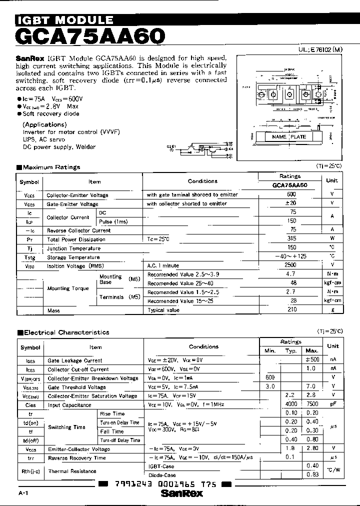 GCA75AA60_3230566.PDF Datasheet