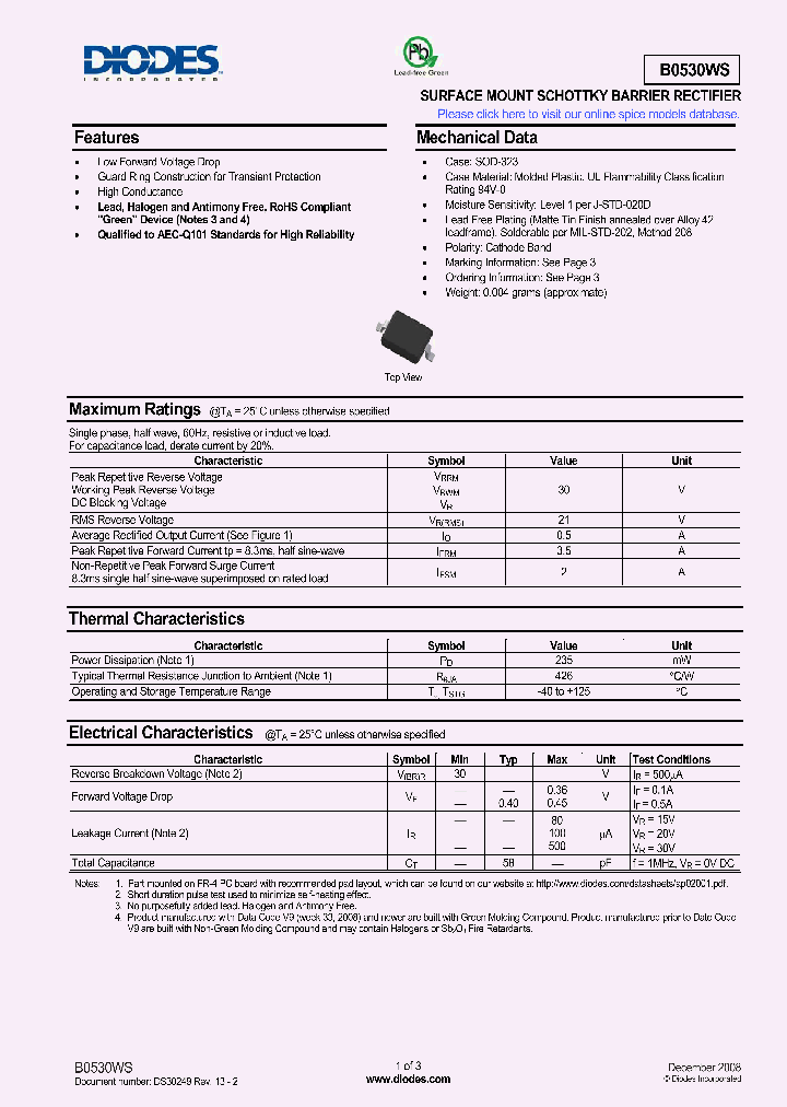 B0530WS08_3242879.PDF Datasheet
