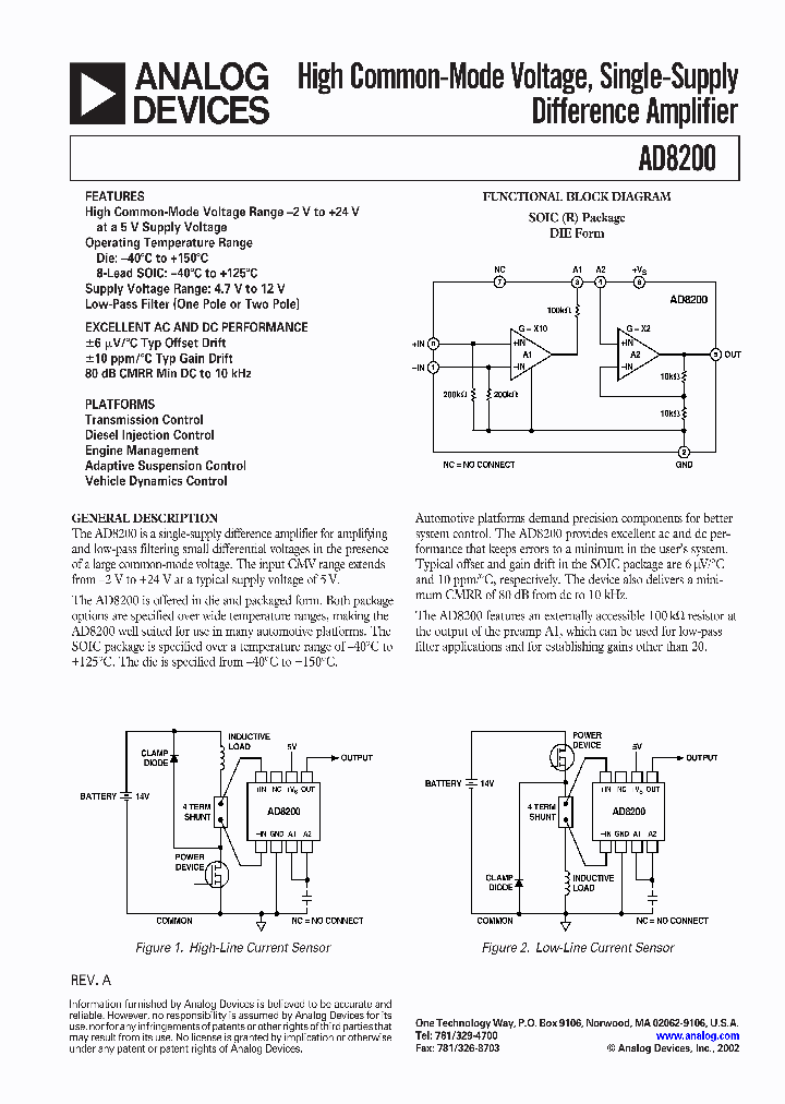 AD8200YR_3245122.PDF Datasheet