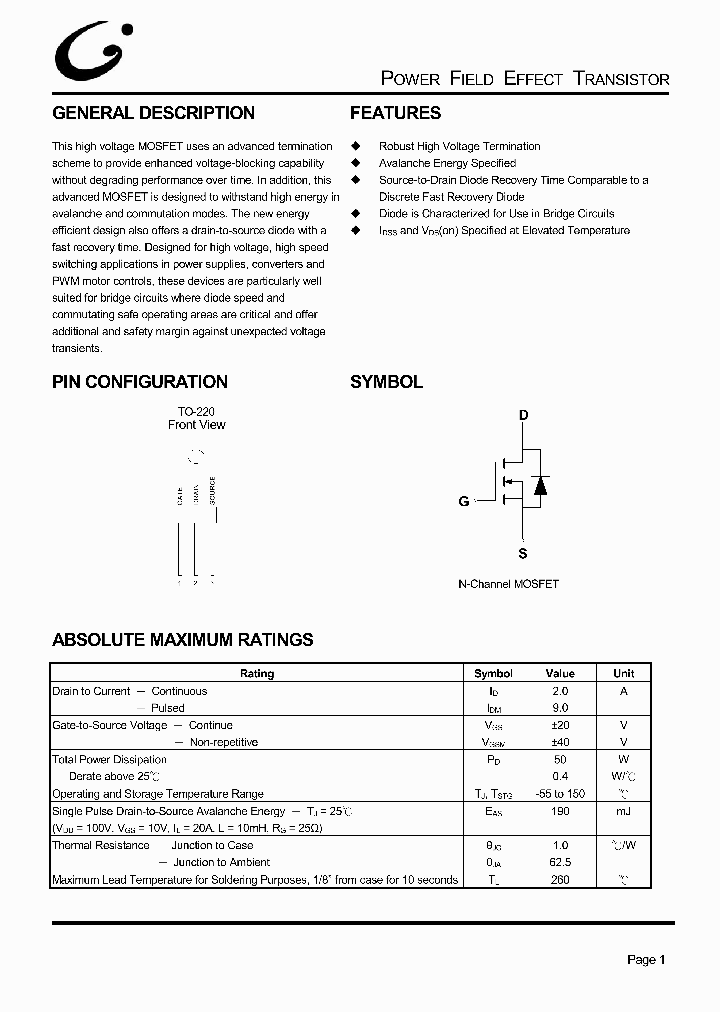 CJP02N60_3252170.PDF Datasheet