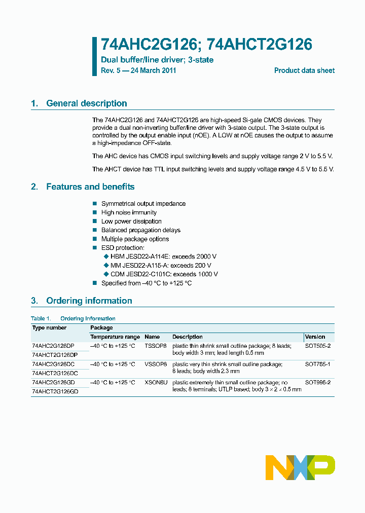 74AHCT2G126DP_3253923.PDF Datasheet