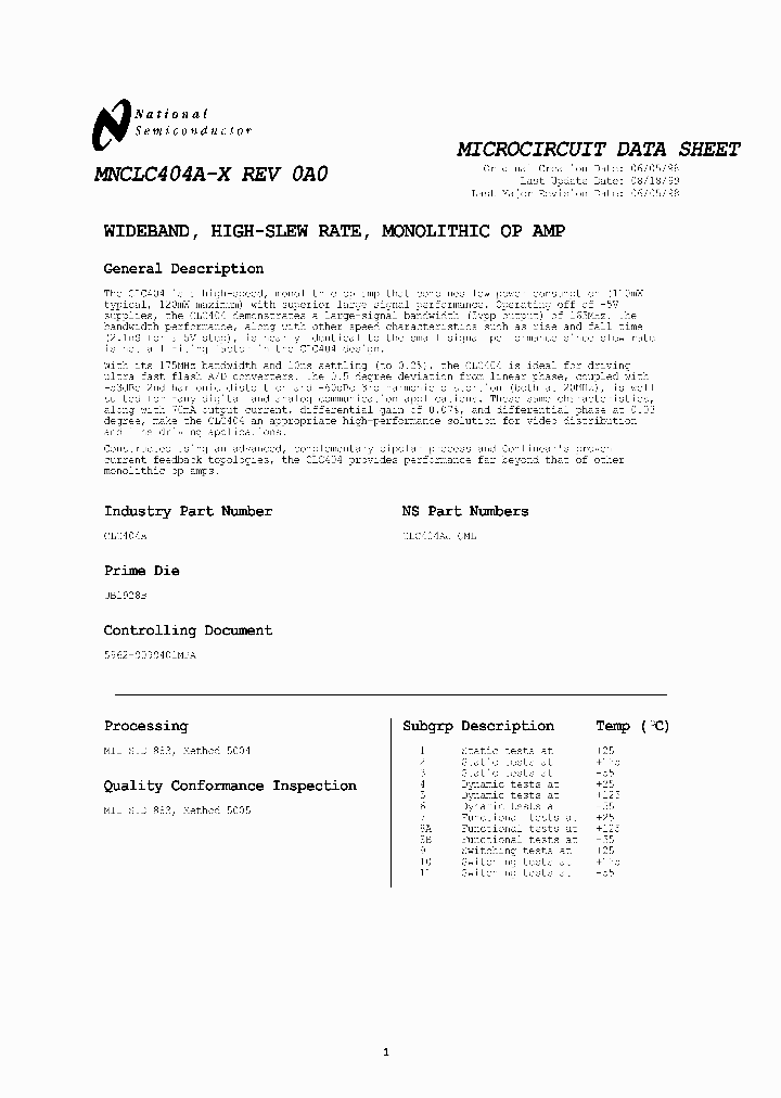 CLC404AJ-QML_3254622.PDF Datasheet