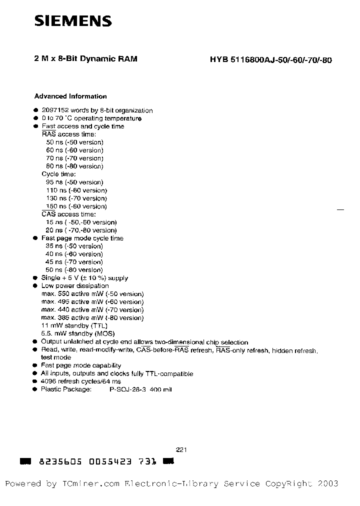 HYB5116800AJ-80_3254154.PDF Datasheet