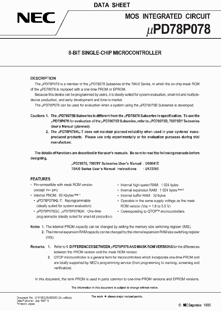 UPD78P078GF-3BA_3255686.PDF Datasheet