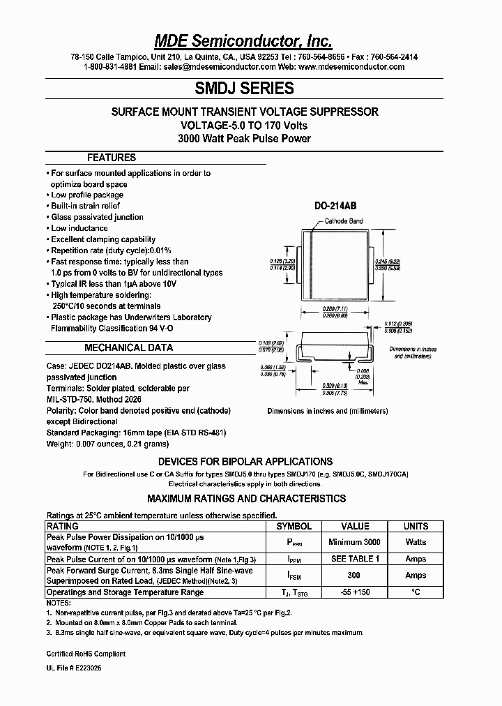 SMDJ60CA_3255657.PDF Datasheet