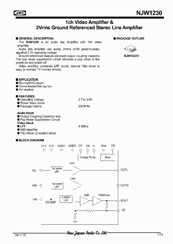 NJW1230_3256189.PDF Datasheet