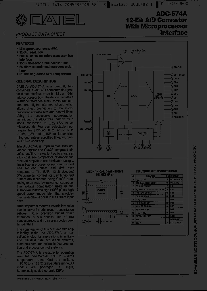 ADC574AK_3255192.PDF Datasheet