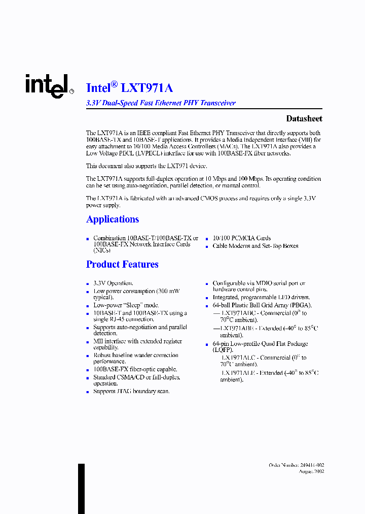DJLXT971ALEA4_3258111.PDF Datasheet
